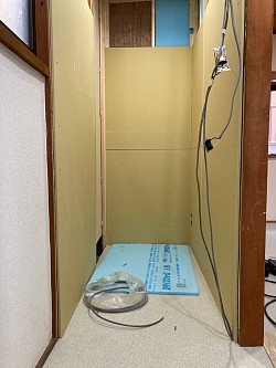 2階にトイレ増設工事